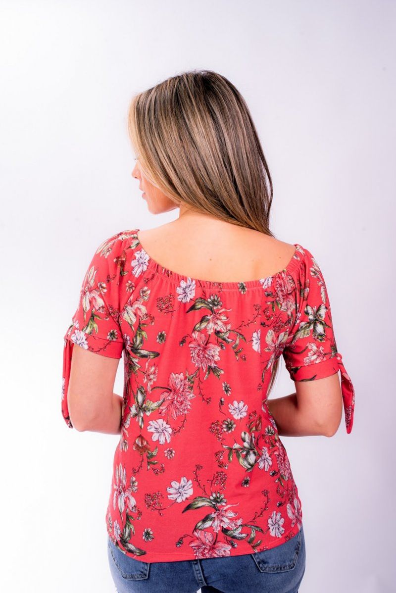 J LEDA Blusa feminina ciganinha com Abertura Nas Mangas e Detalhe de  amarração na frente M / G / GG / G1 - Blusas femininas ombro a ombro