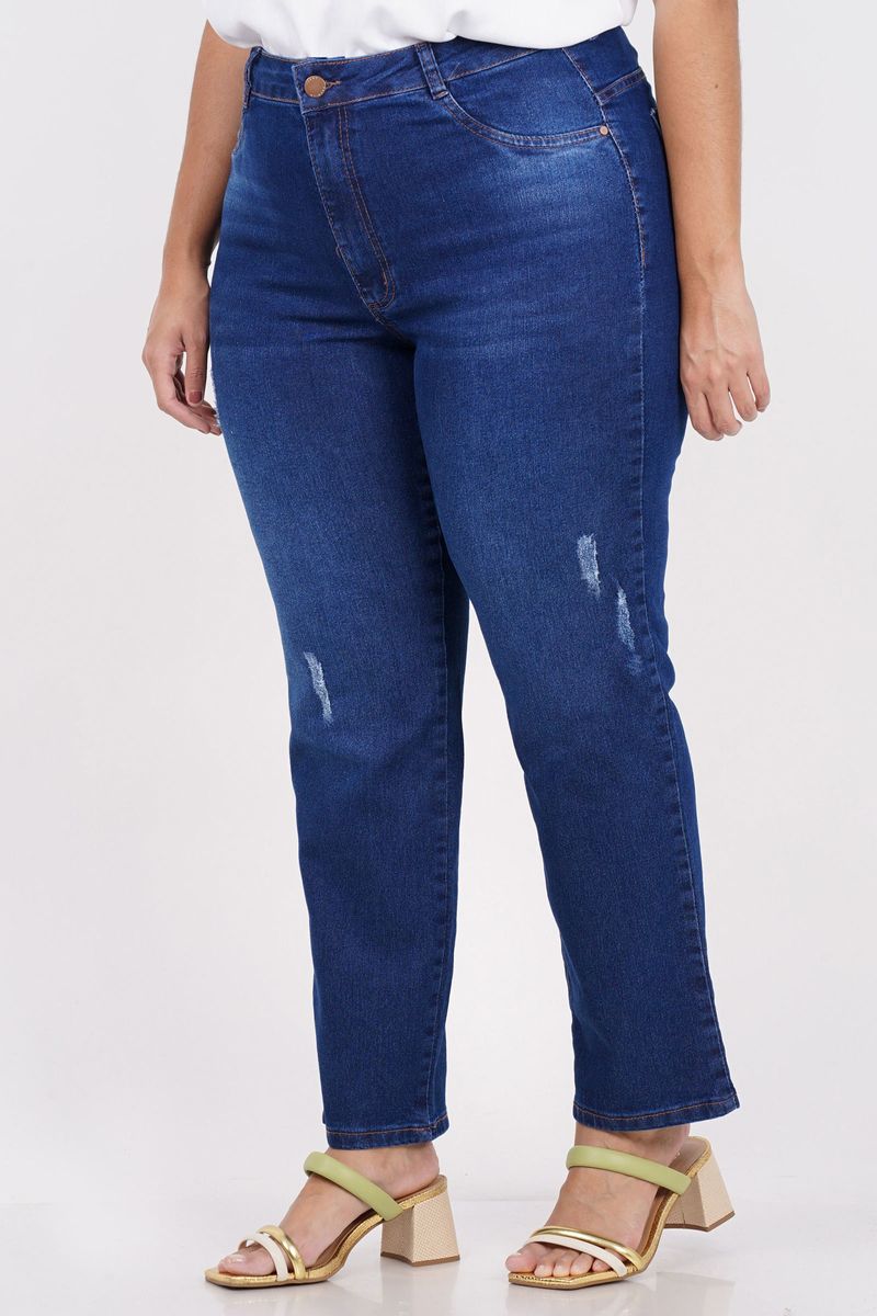 Calça Feminina Caramelo Jeans Skinny Plus Size Tamanho 36 ao 52