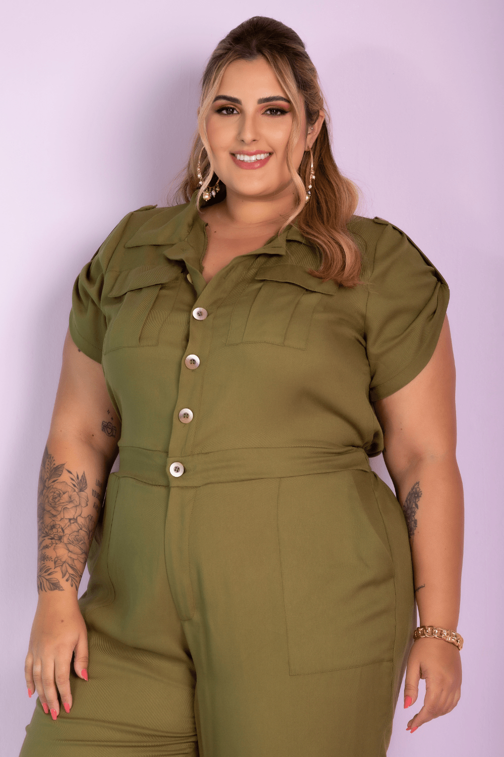 Moda MacacÃ£o Longo 2018 Macacão Pantacourt MacacÃ£o Para Gordas