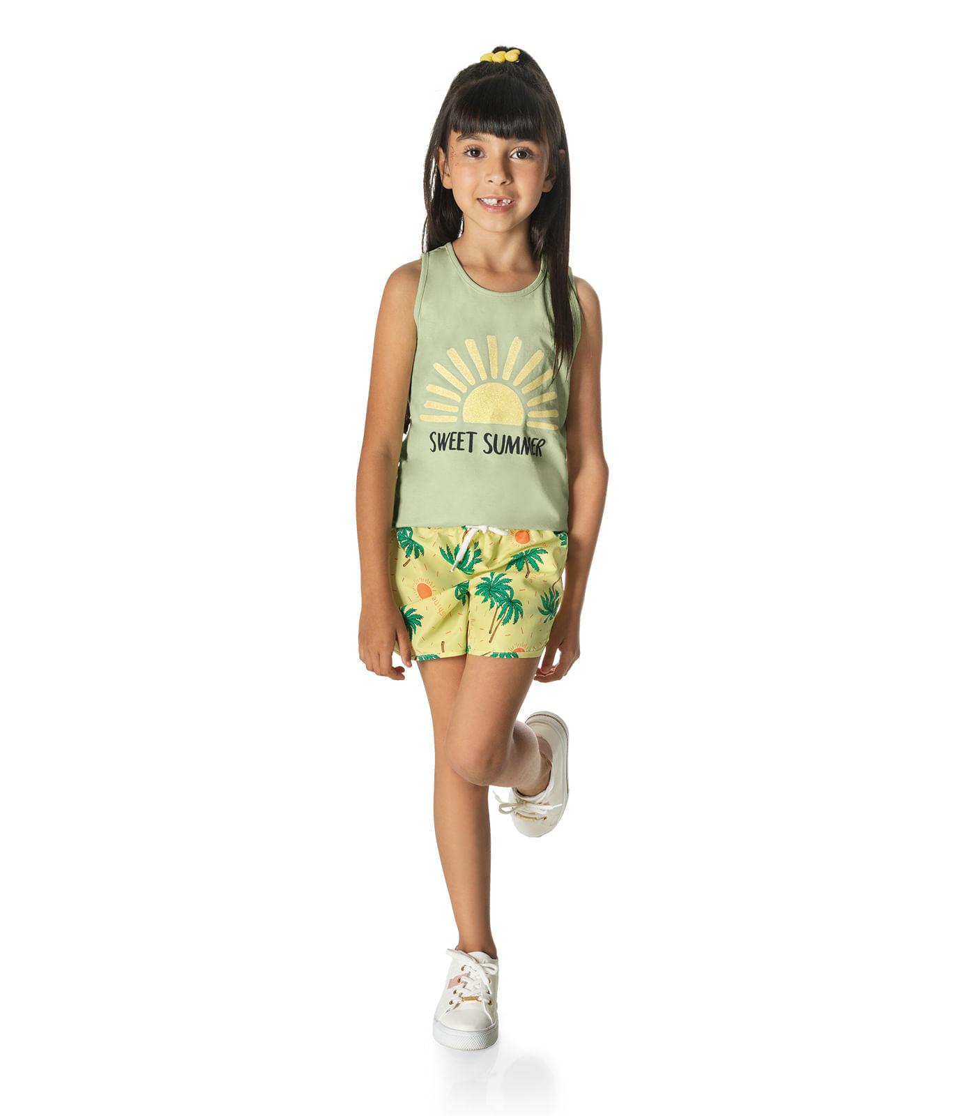 Conjunto Infantil Bata E Legging Rovi Kids Bege - Compre Agora