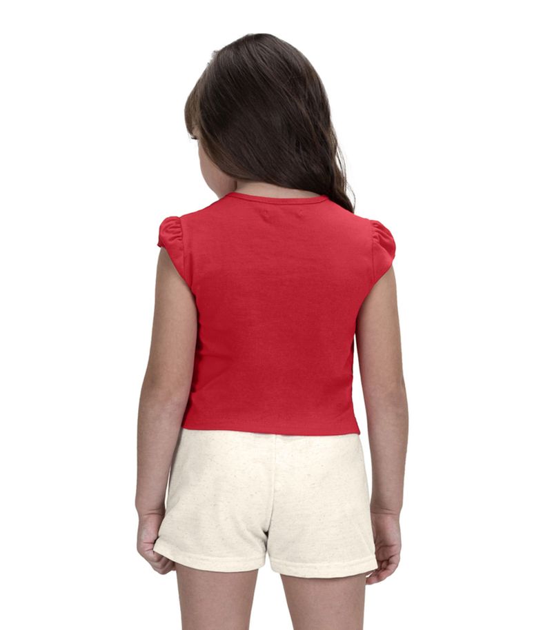 Conjunto Blusa Estrela Com Shorts Trick Nick Vermelho - GZT Store